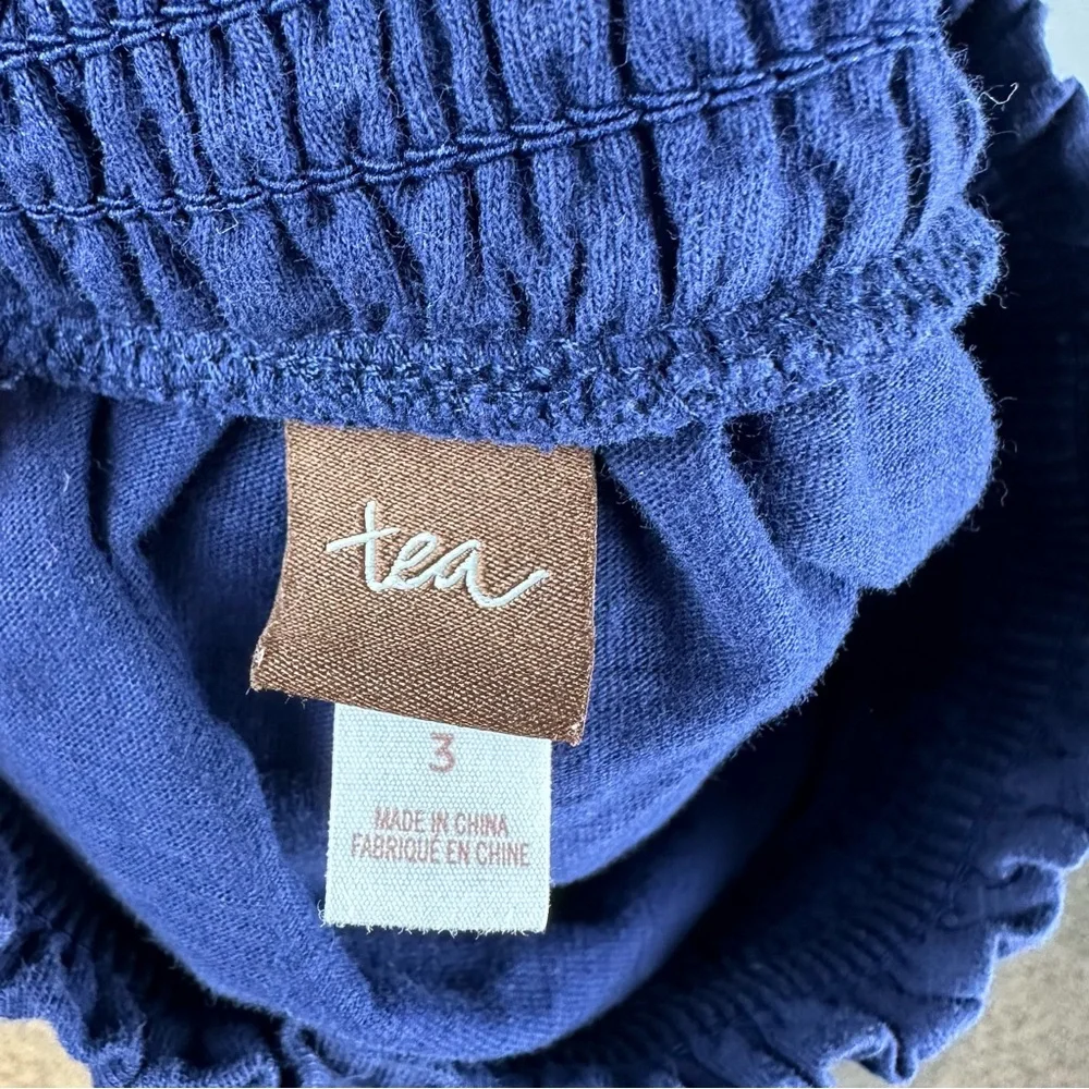 Tea collection tiered cotton skirt size 3